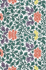 Traditional Chinese floral ornament