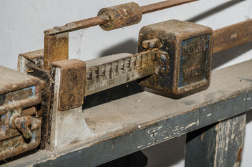 alte waage detail