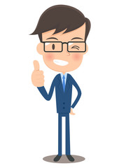 男性会社員　いいね
