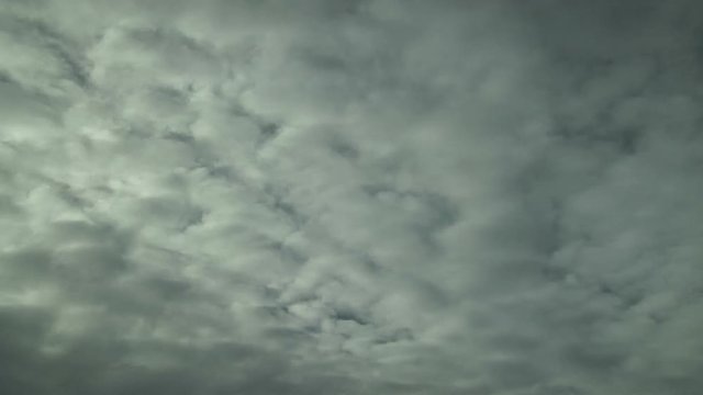 Classic Altocumulus Puffy Clouds