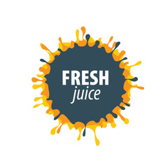juice splash vector sign