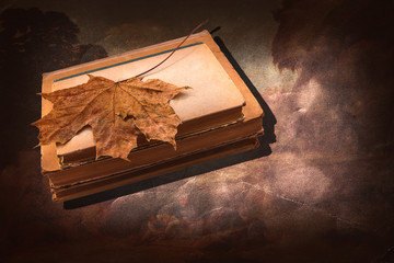 old books have a special charm, a smell of printing pages, the arising images of old times