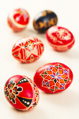 Colorful Easter eggs