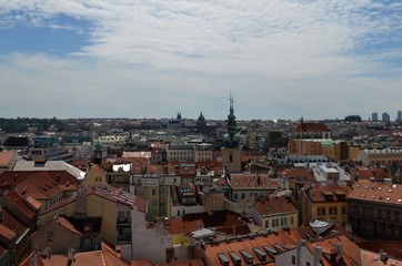 The landscape of Prague