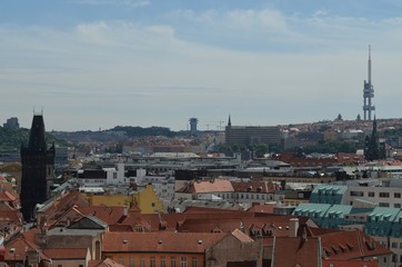 The landscape of Prague