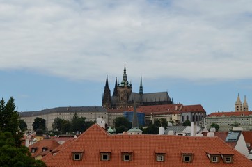 Fototapeta na wymiar The landscape of Prague