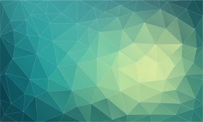 Foto auf Acrylglas Background of geometric shapes. Retro triangle background. Colorful mosaic pattern. © igor_shmel