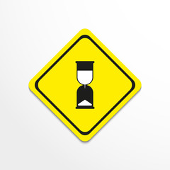 Hourglass. Vector icon.