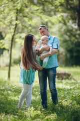 Fototapeta premium Family on a walk