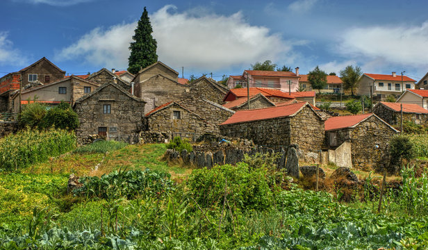 Rural village of Lamas de Olo in Vila Real, Portugal