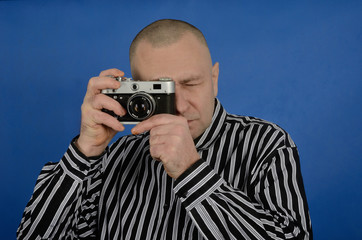 Obraz premium Old photographer