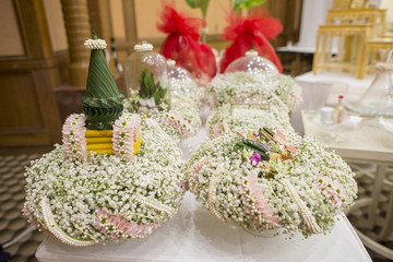 thai wedding ceremony and thai wedding decoration