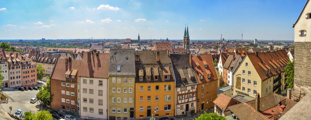 Fototapeta na wymiar Nurnberg panorama