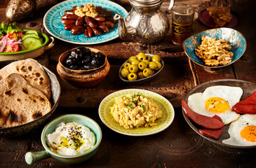 Moroccan Algerian breakfast