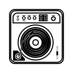 audio console device icon vector illustration design