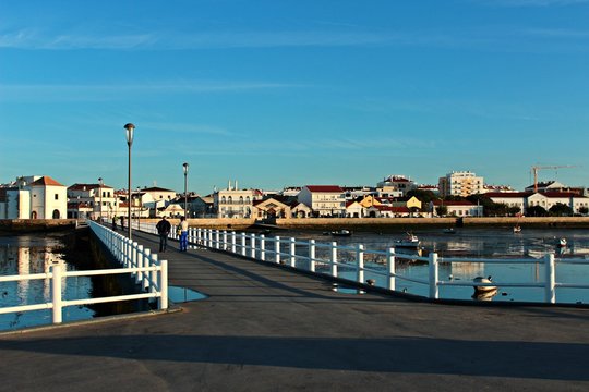 Fototapeta Alcochete Pier - Portugal/Cais de Alcochete - Portugal