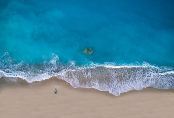 Kathisma beach in Lefkada island Greece