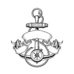  illustration nautical anchor © vectorpocket