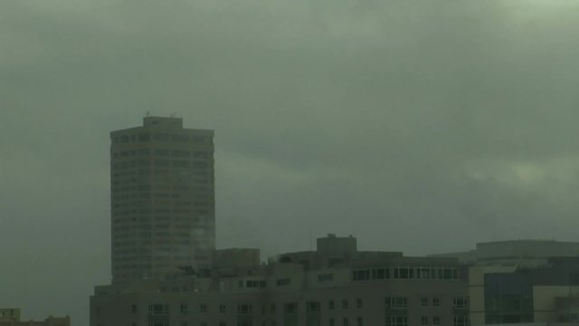 Fog and Steam in Rainy Downtown Seattle