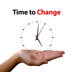 Clock in Hand - Time to Change