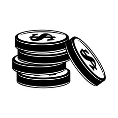 coin money isolated icon vector illustration design