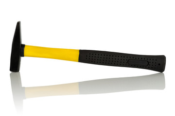 hammer with plastic rubber handle