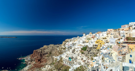 Fototapeta na wymiar Oia in Santorini island Greece