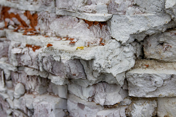 Old wall of bricks