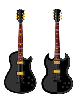 Modern electric guitars