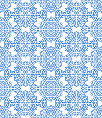 Snowflake hexagon pattern