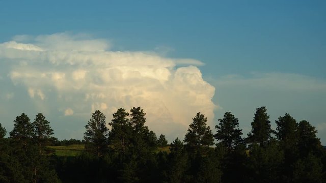 Powerful Updrafts Fuel Thunderstorm Supercell
