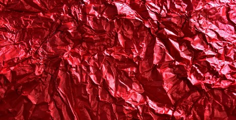 Background paper texture red with a crumpled.
