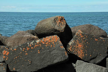 Flutschutzmauer auf der Insel Hiddensee.4