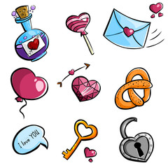 Valentine`s Day - Icons