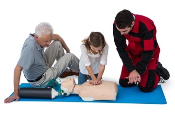 Paramedic training cardiopulmonary resuscitation 