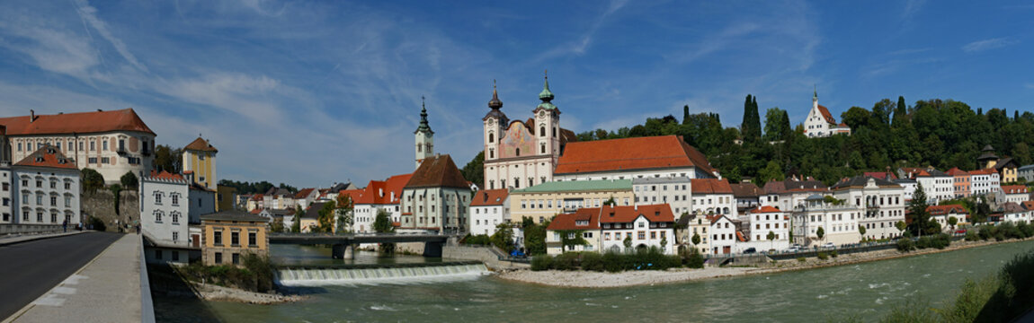 Stadtpanorama von Steyr - &Ouml;sterreich