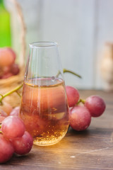 Grape juice in glass