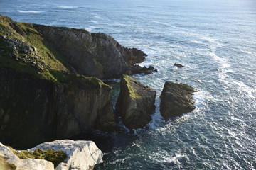 Fototapeta na wymiar cliffs off the Achill Island - Ireland