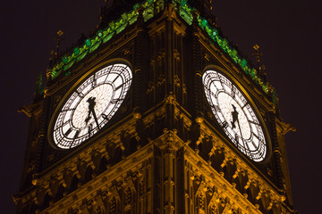 Big Ben sous le soleil en gros plan, Londres