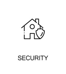 Security flat icon
