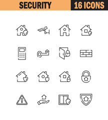 Security icon set