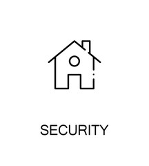 Security flat icon