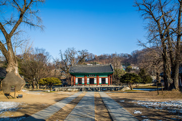 asia traditional hot place, korea architecture