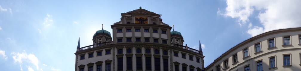 Obraz premium Panorama Augsburger Rathaus