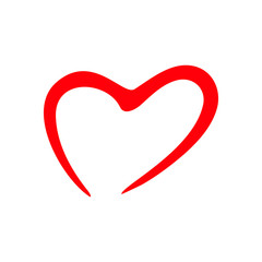 Red hearts set, Valentine day love adult xxl vintage wedding  invitation design logo