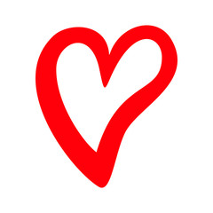 Red hearts set, Valentine day love adult xxl vintage wedding  invitation design logo