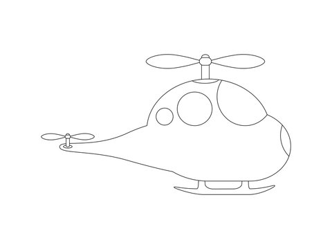 Helicopter cartoon toy 
