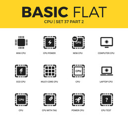 Basic set of PC chip icons