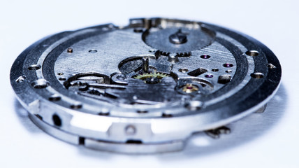 clockwork vintage mechanical watch, high resolution and detail