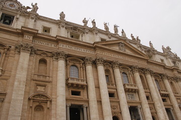 Fototapeta na wymiar Basilique Saint Pierre à Rome, Vatican